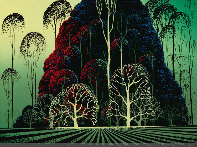 令人惊叹美国画家精美绝伦的装饰画太美了