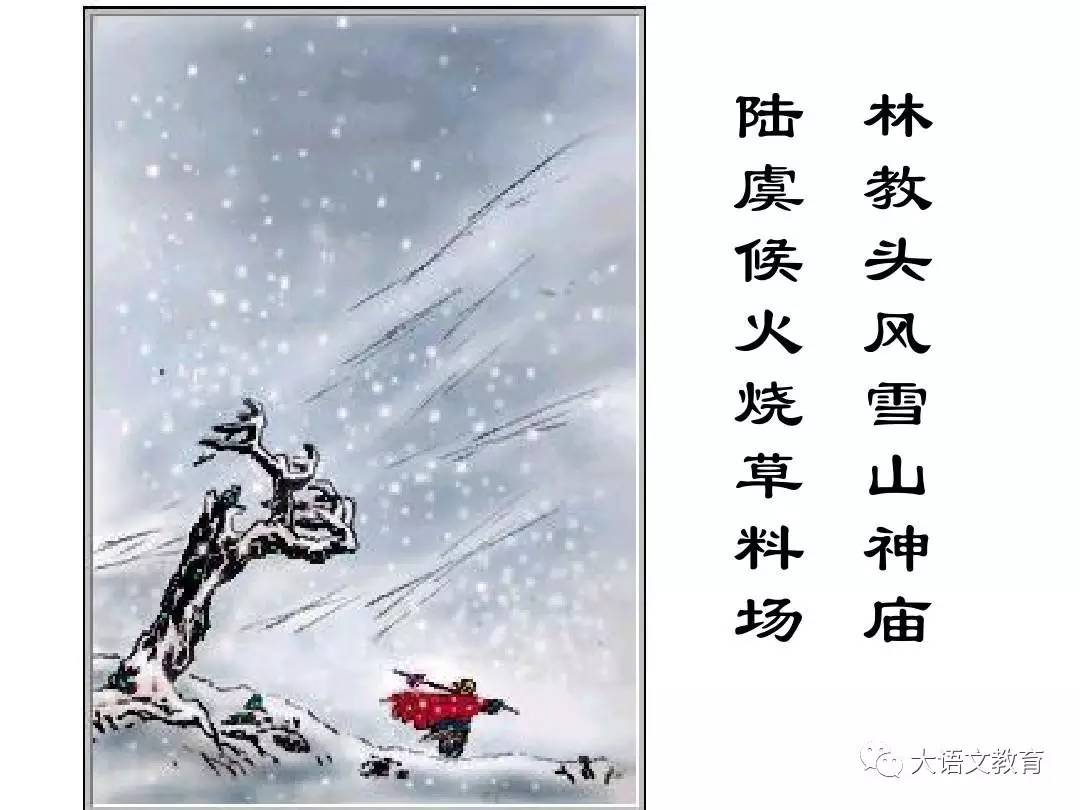 豹子头雪夜上梁山图片