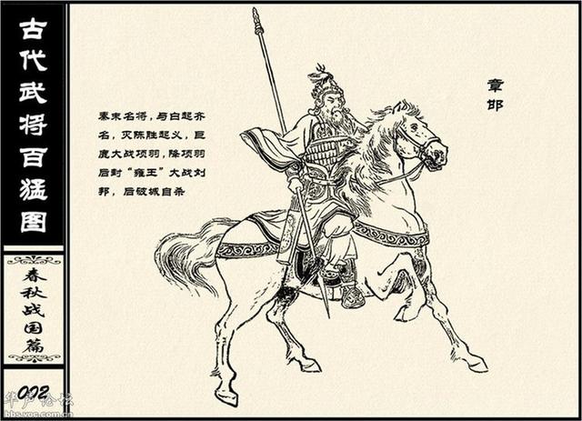 美术书影:中国古代武将百猛白描图赏析