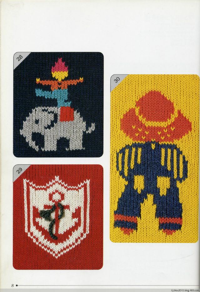 最全的毛衣提花图案合集收藏好毛衣再也不愁花样