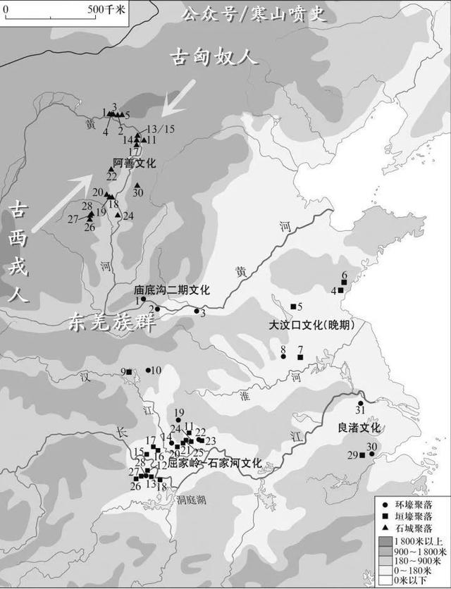 而另一部分古匈奴人则从阴山河套,乌兰察布草原一带南扩,进入到陕北和