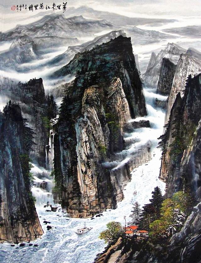 张金友画家大气磅礴洒脱自然的画风