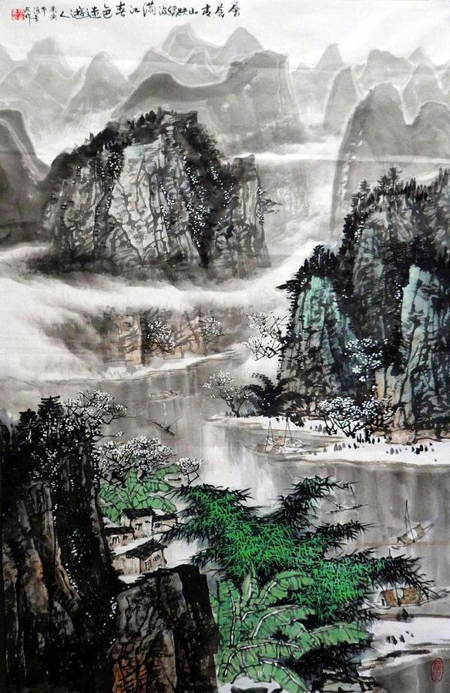 张金友画家大气磅礴洒脱自然的画风