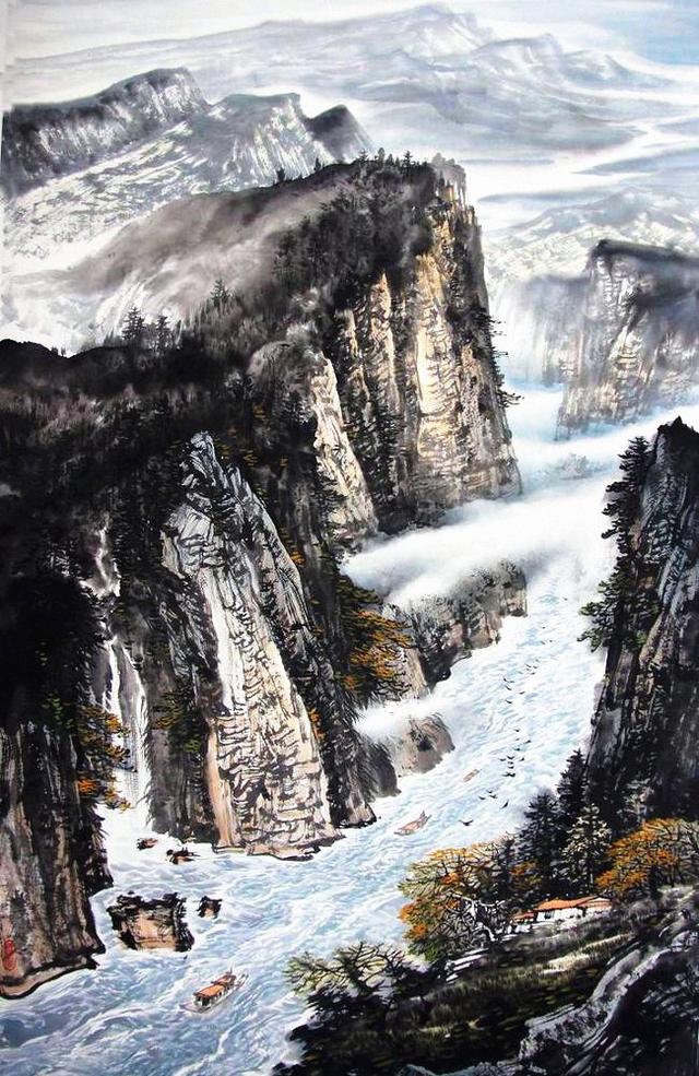 张金友画家大气磅礴洒脱自然的画风