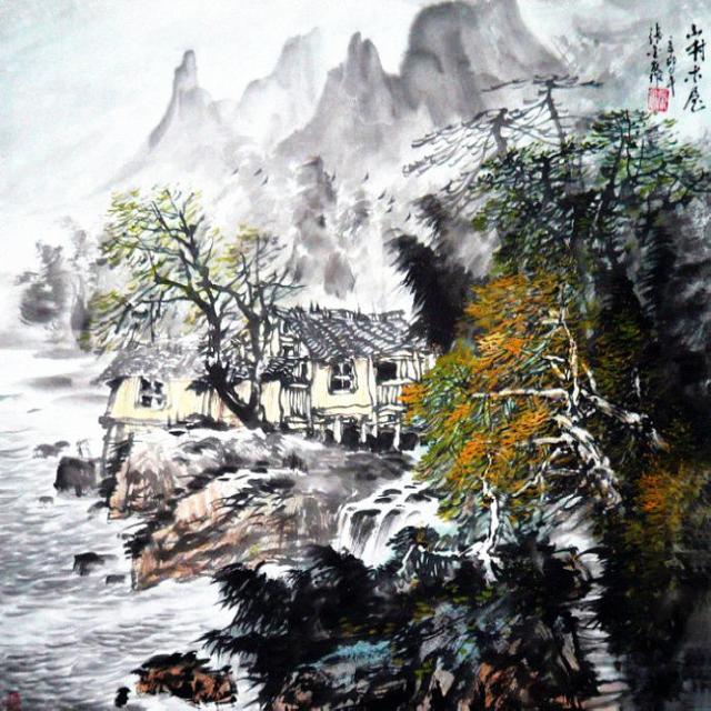 张金友画家大气磅礴洒脱自然的画风