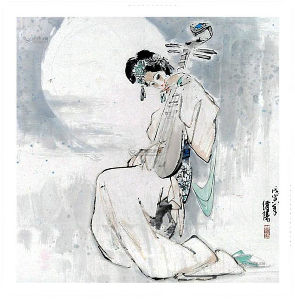 王绪阳画家洗练笔墨体现人物特色