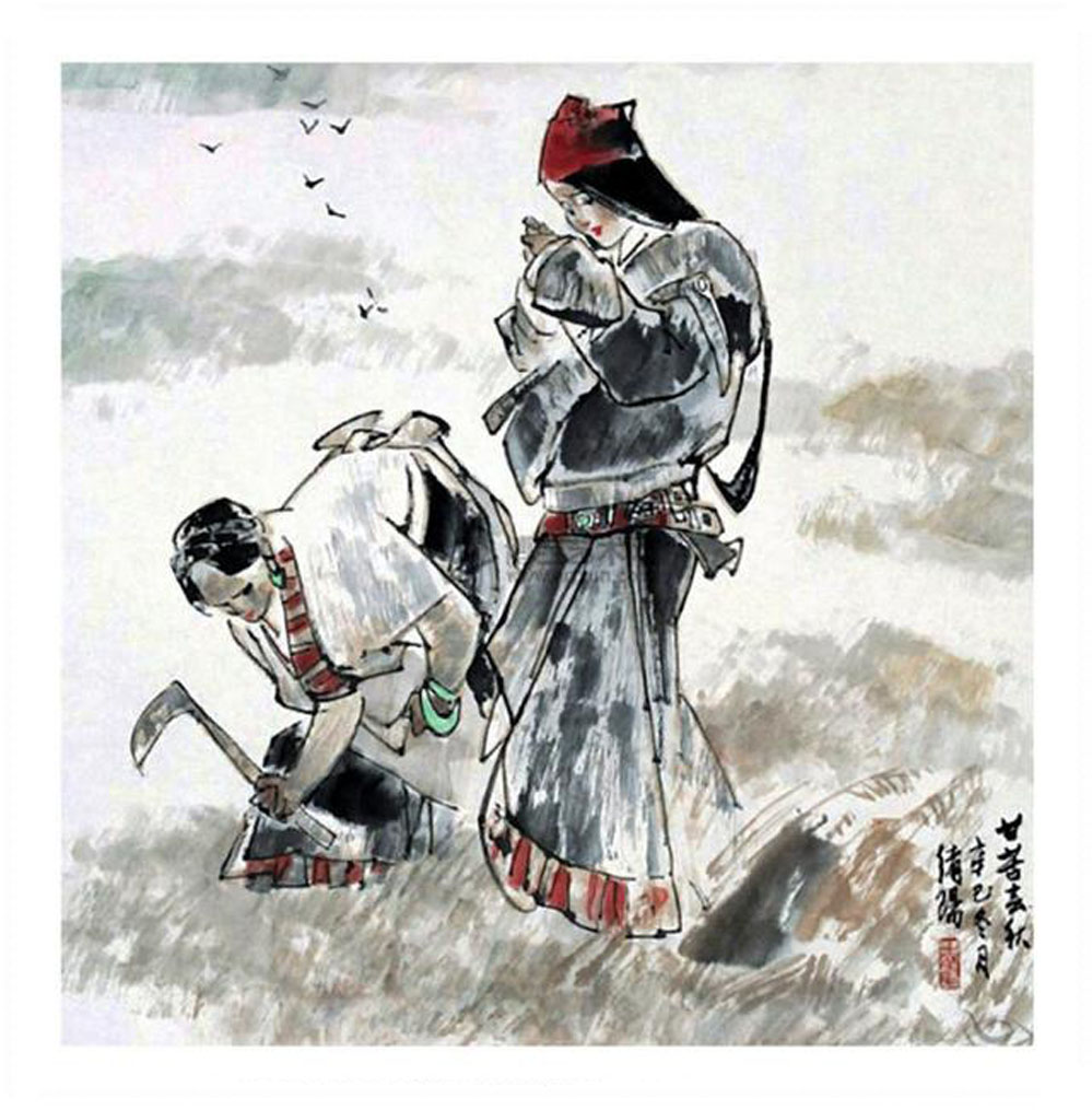 王绪阳画家洗练笔墨体现人物特色