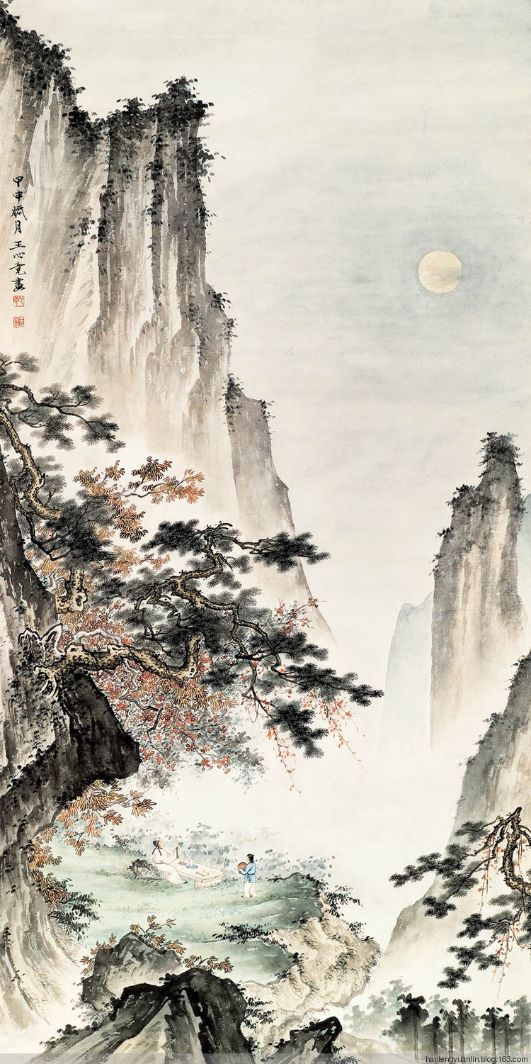 王心竟山水画作品选