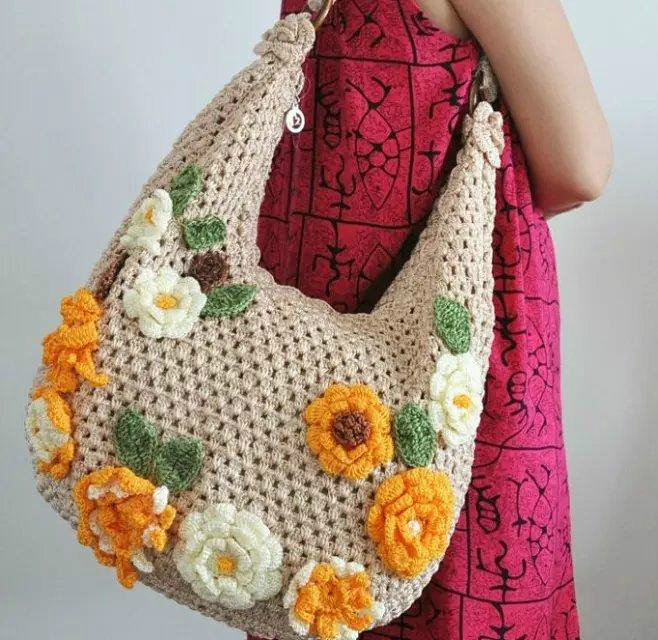 钩针编织----手钩包包就是美
