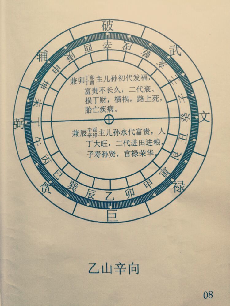 辛山乙向看山峰吉凶图片