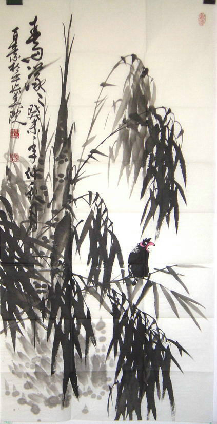 国画写意竹子精品100幅