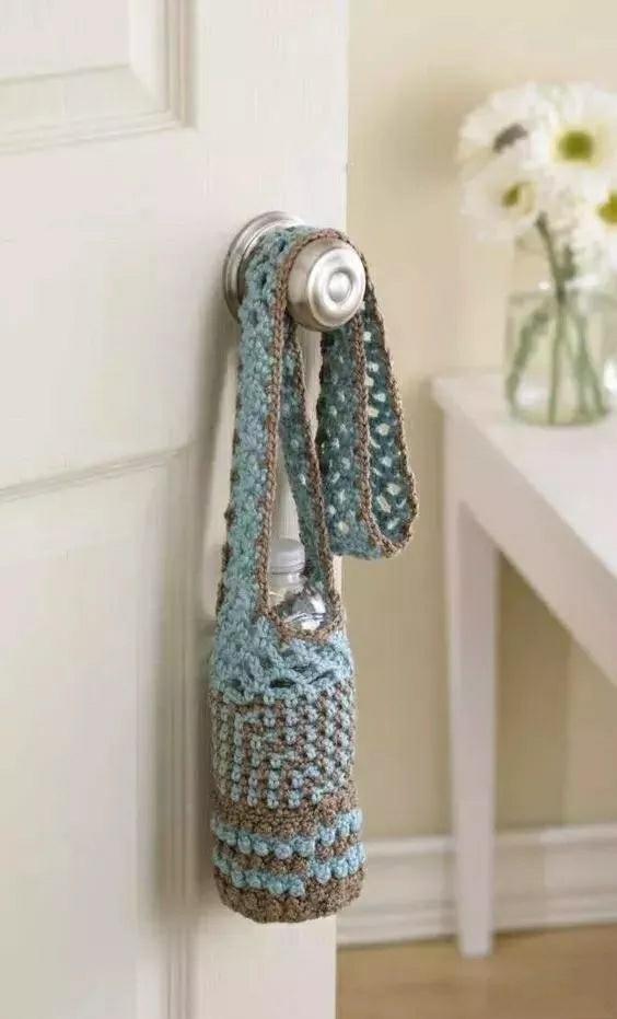 分享几款漂亮水杯套的钩织教程