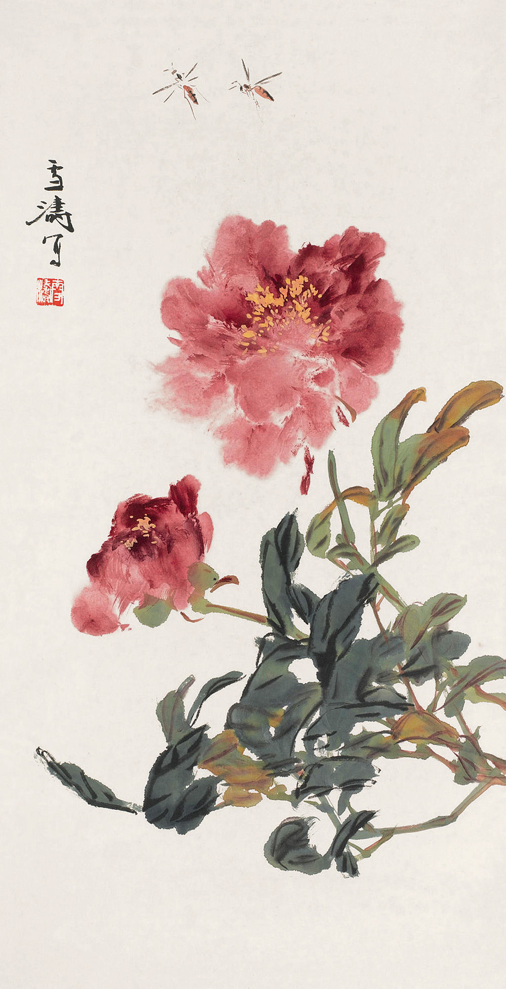 王雪涛,中国现代著名小写意花鸟画家.