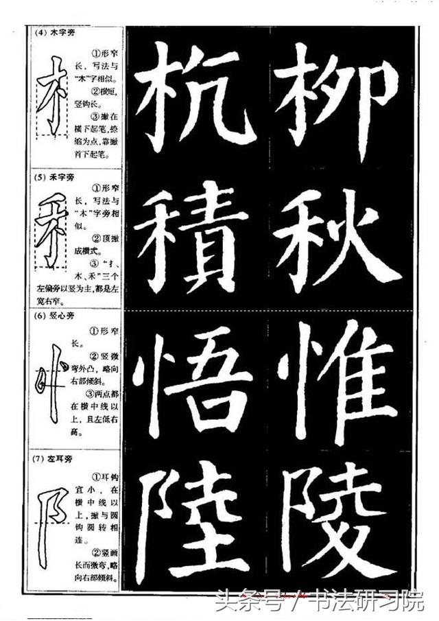 跟颜真卿学楷书颜体楷书临摹技法要点解析