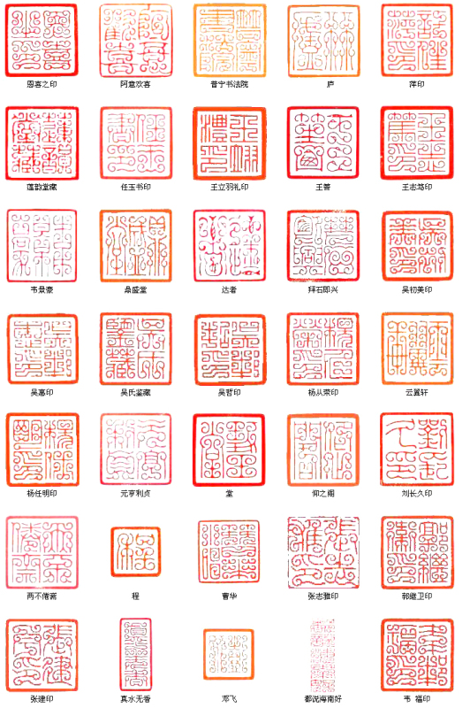 明清两代得到复兴.鸟虫篆借印章的形式得以生存并流传至今.
