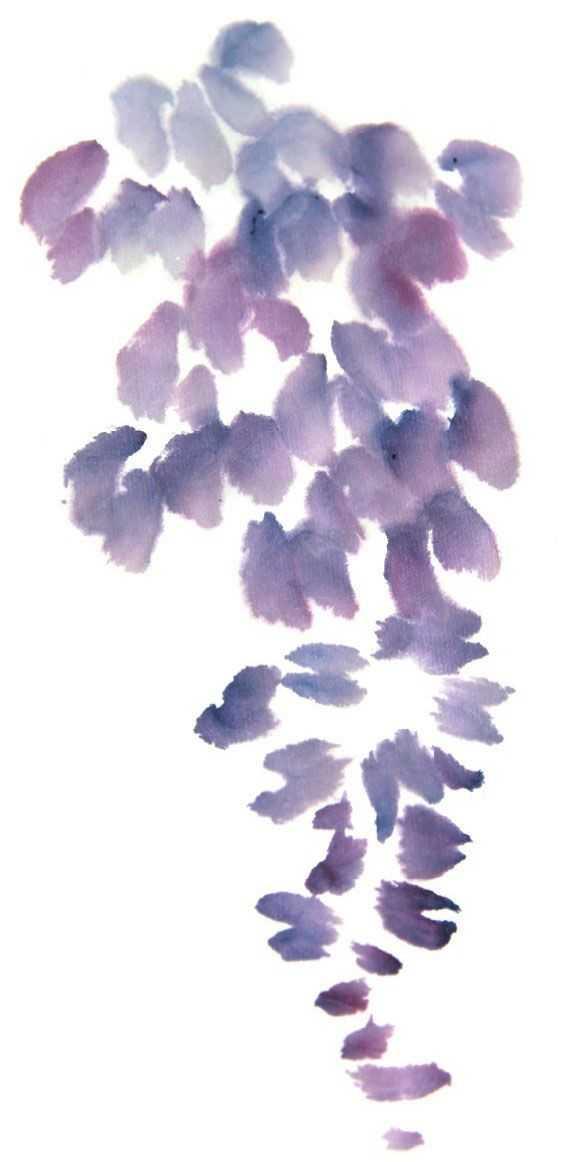 零基础国画教程:分步骤讲解紫藤画法,简单易学,快来学习临摹