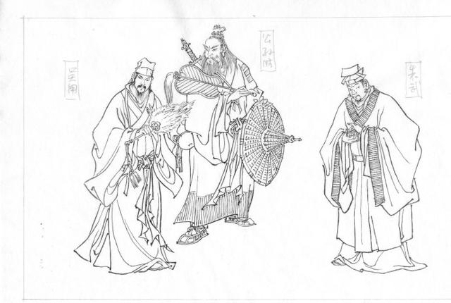 满振江白描水浒人物