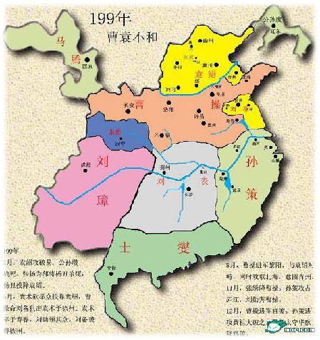 概述三国历史20张图看懂三国时期版图变化