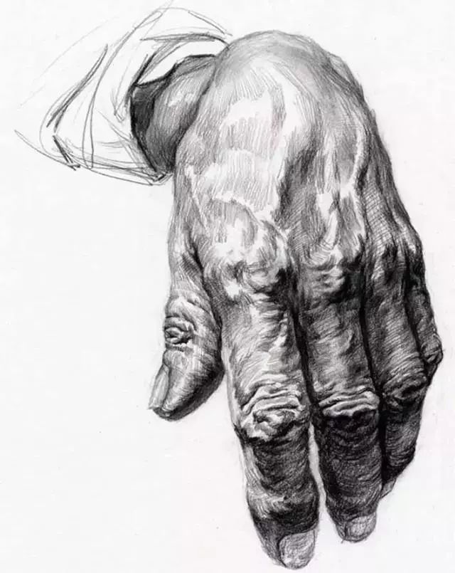 素描360度手部素描干货值得你收藏