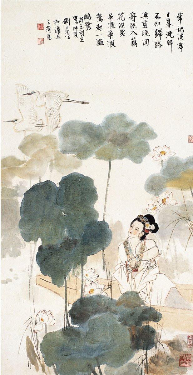 国画大师笔下的婀娜仕女画欣赏