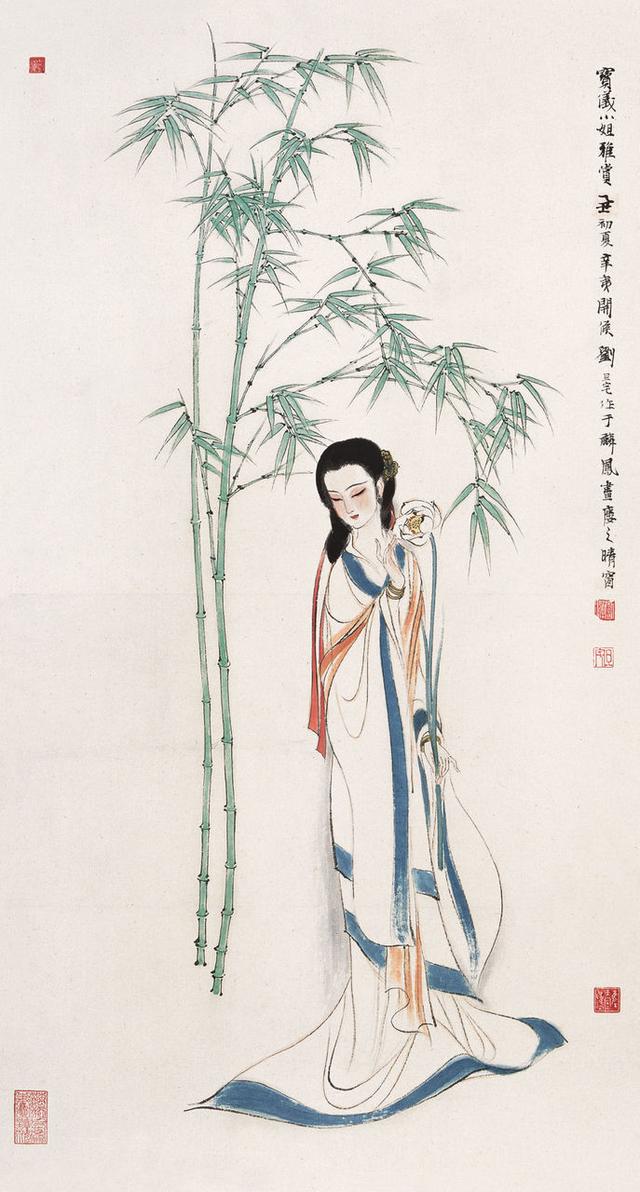 国画大师笔下的婀娜仕女画欣赏