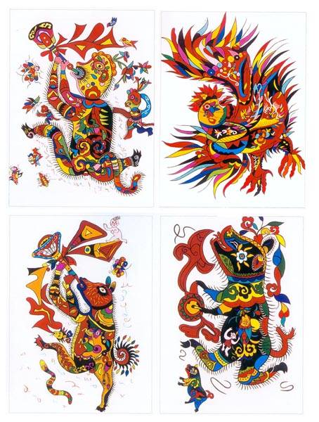 安塞民间绘画艺术欣赏