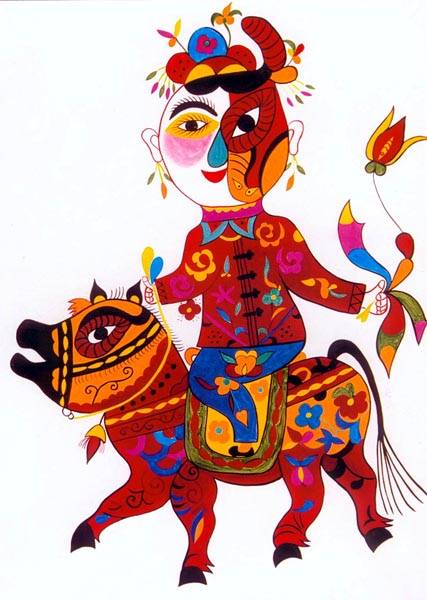 安塞民间绘画艺术欣赏