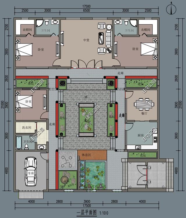 10套中式农村合院户型农村建房就该这样含平面图