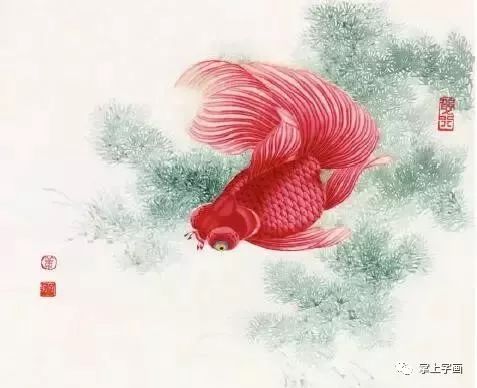 工笔画金鱼超详细