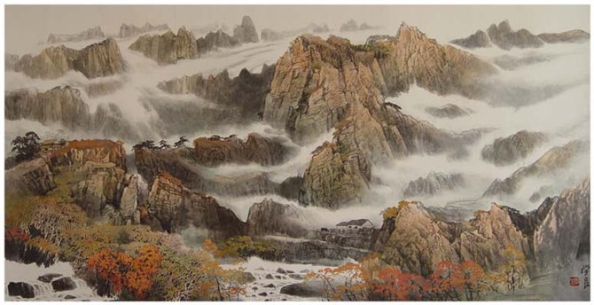 国画欣赏600余幅山水名画令人大饱眼福