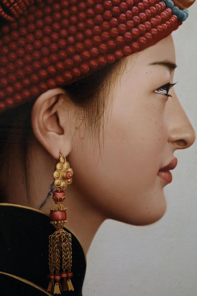 一组超逼真的写实人物油画欣赏美爆你的眼