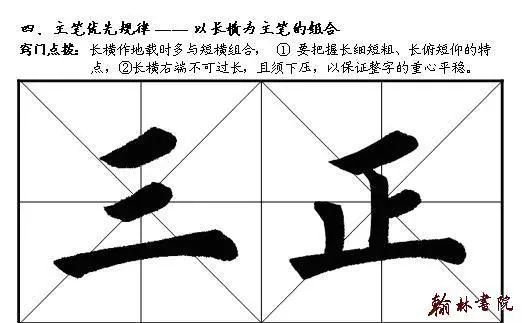 書法入門漢字筆畫書寫規律高清掃描