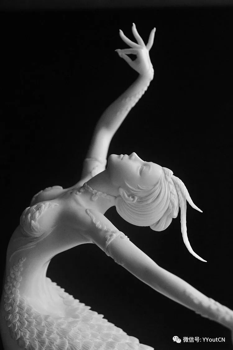 惊绝纯手工美女泥塑线条优柔造型唯美让你美美的赏