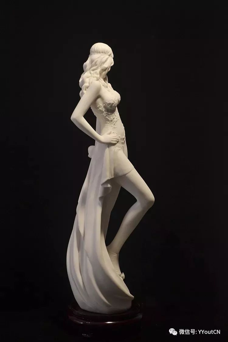 惊绝纯手工美女泥塑线条优柔造型唯美让你美美的赏