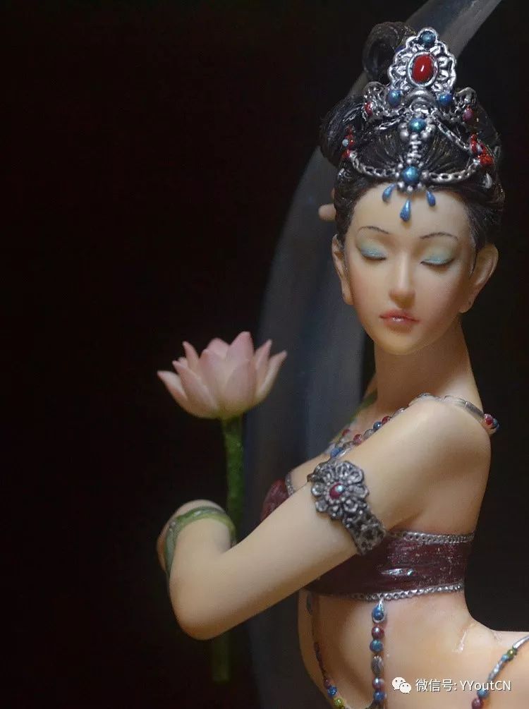 惊绝纯手工美女泥塑线条优柔造型唯美让你美美的赏