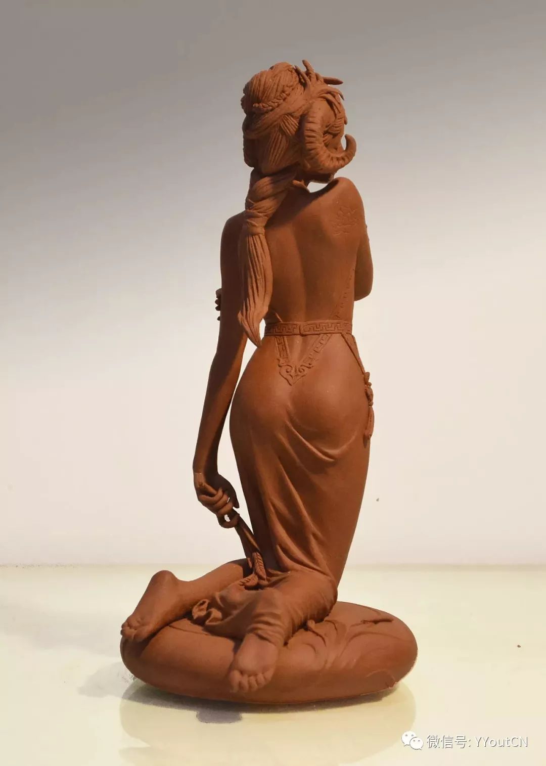 惊绝纯手工美女泥塑线条优柔造型唯美让你美美的赏