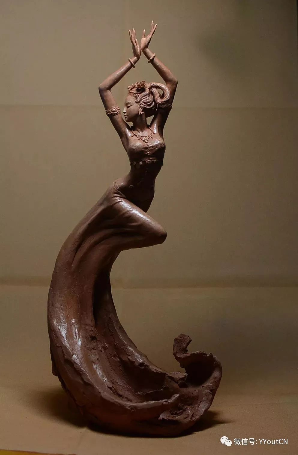 惊绝纯手工美女泥塑线条优柔造型唯美让你美美的赏