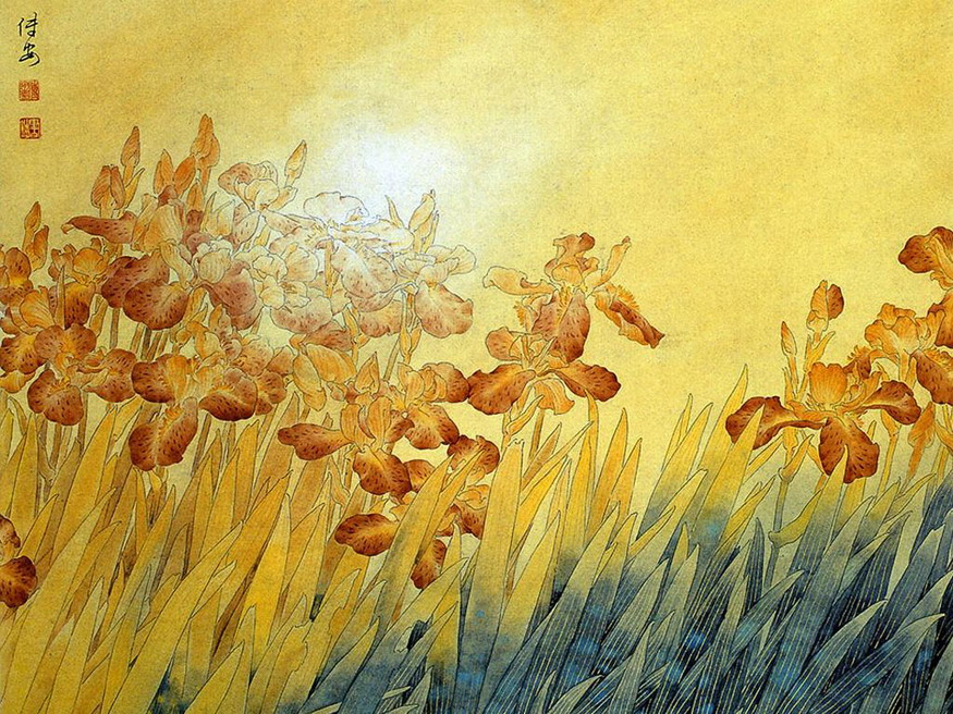 邹传安经典工笔花鸟画