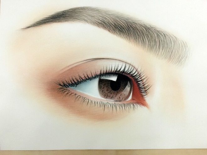 美妆素描作品惊艳亮相名家艺术展