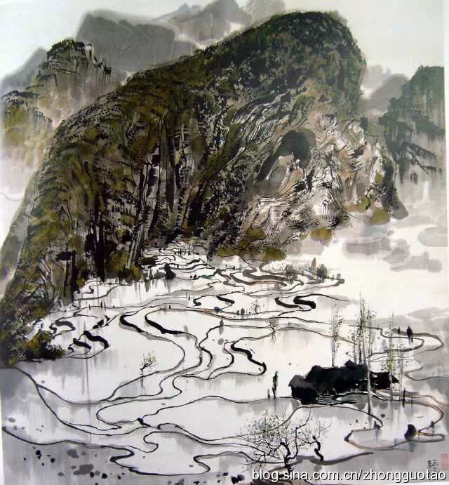 吴冠中(1919—2010),江苏宜兴人,当代著名画家,油画家,美术教育家.
