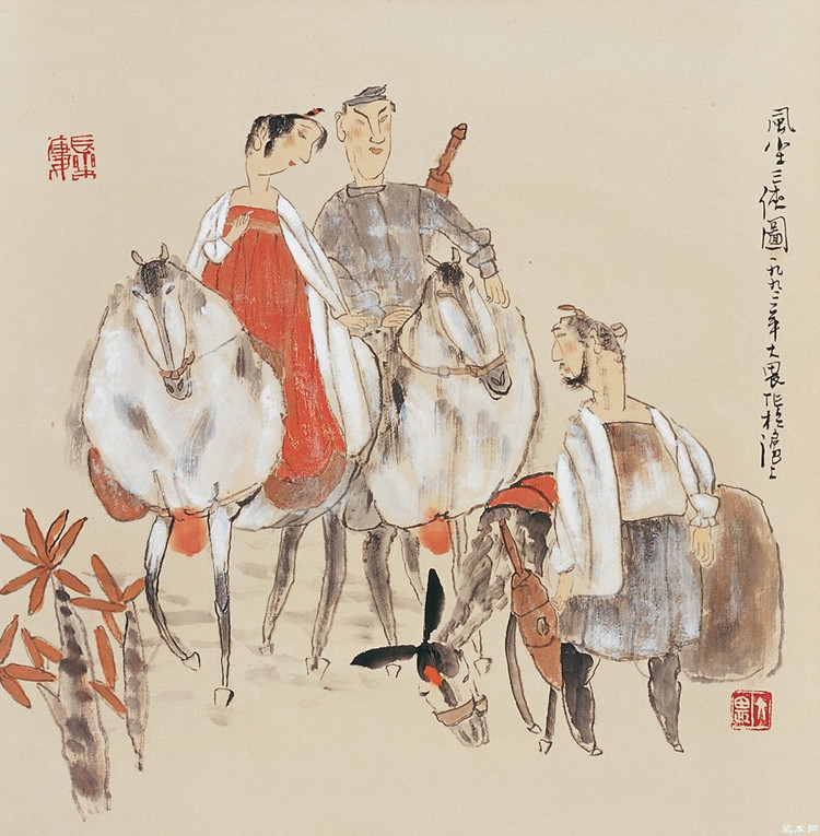 施大畏国画作品