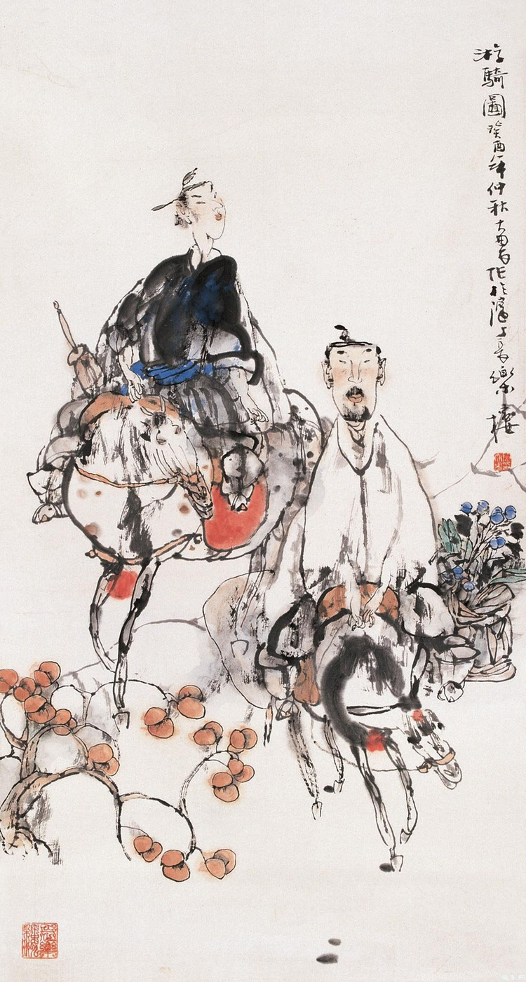 施大畏国画作品