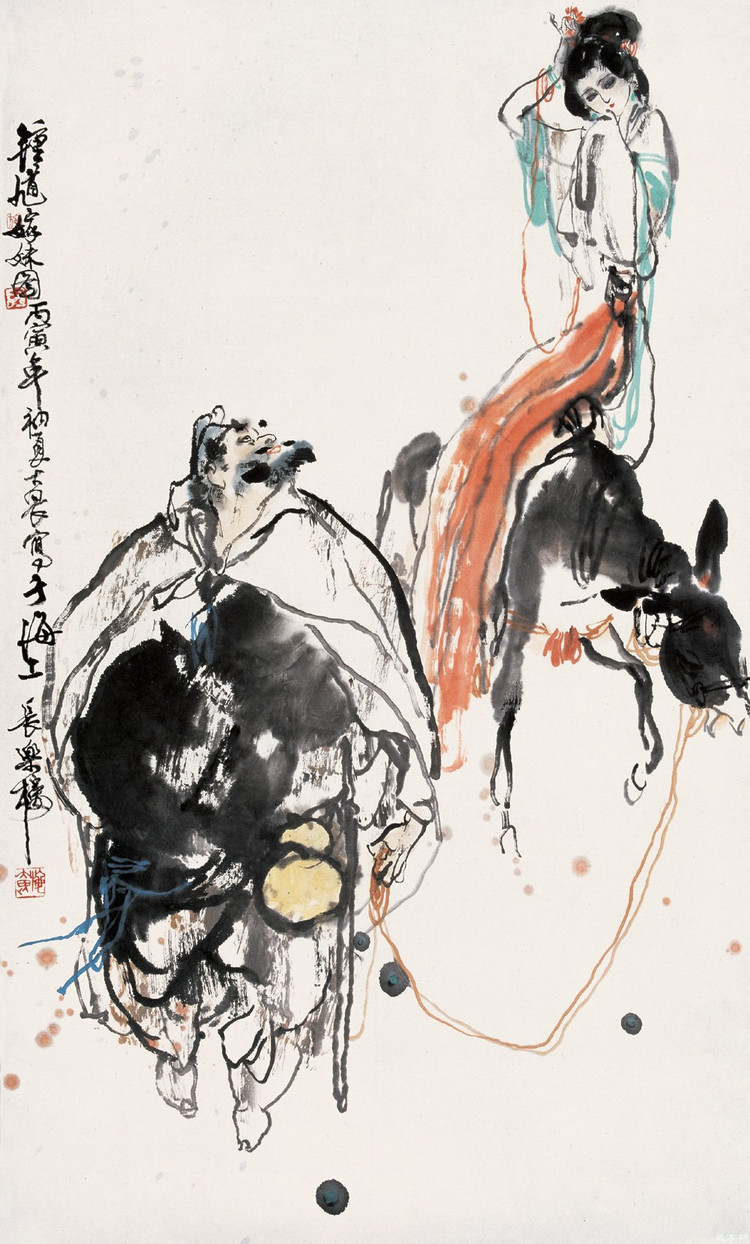 施大畏国画作品