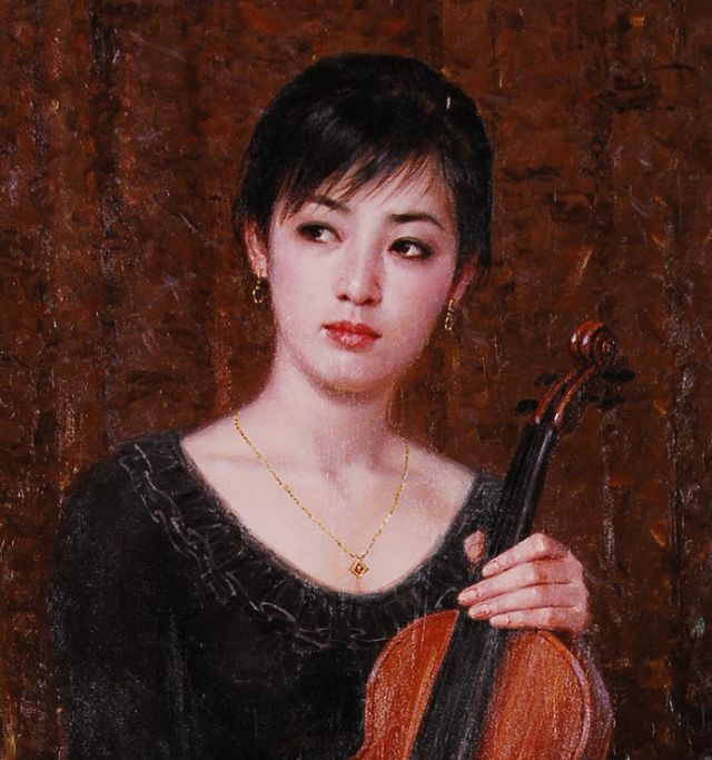 朝鲜人物油画作品欣赏