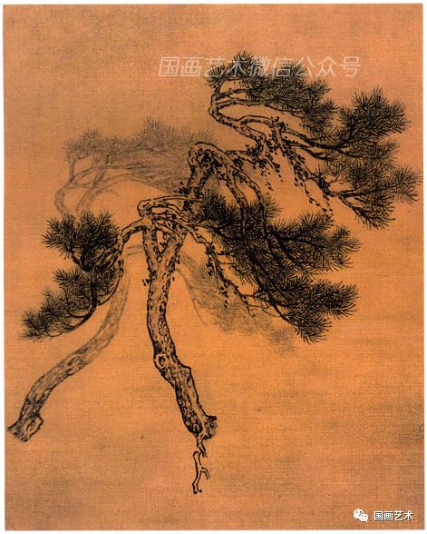 揭秘宋代经典名作松风高卧图中的松树是怎样画的