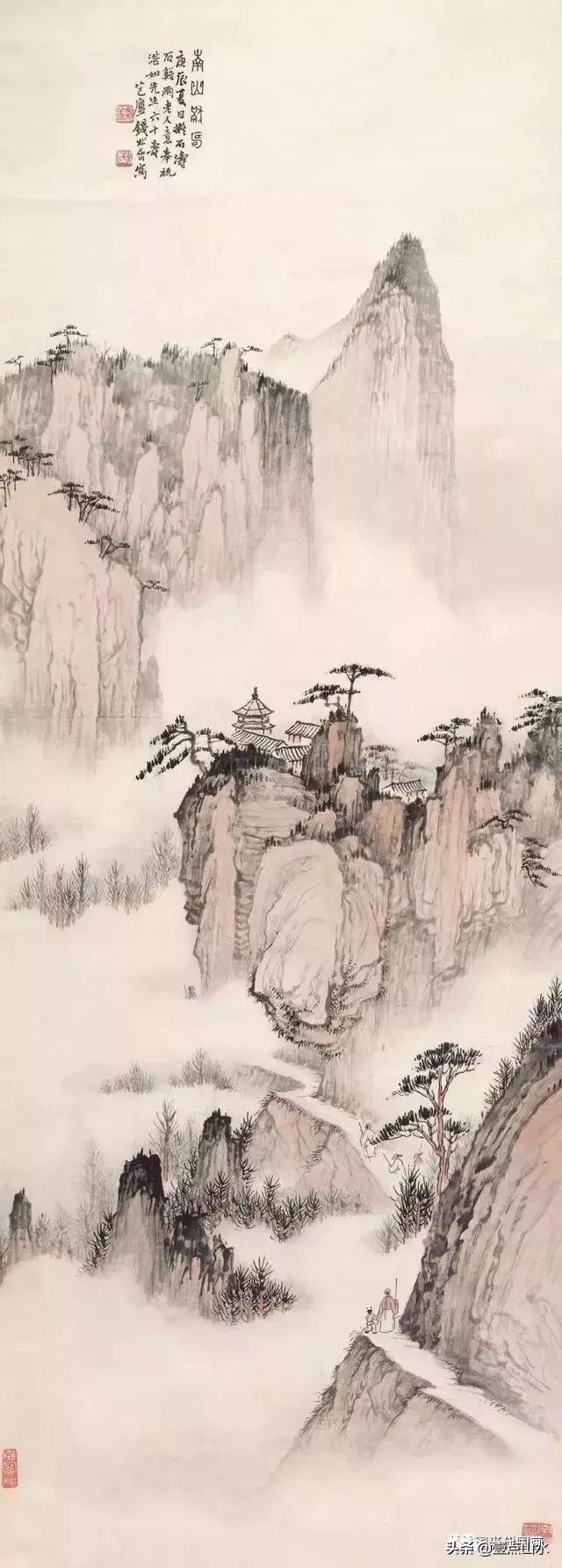 中国传统山水画真的可以去火息心不信你看