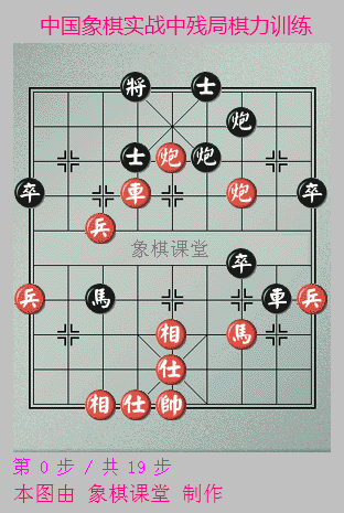 中国象棋实战中残局棋力训练之二 阻挡战术