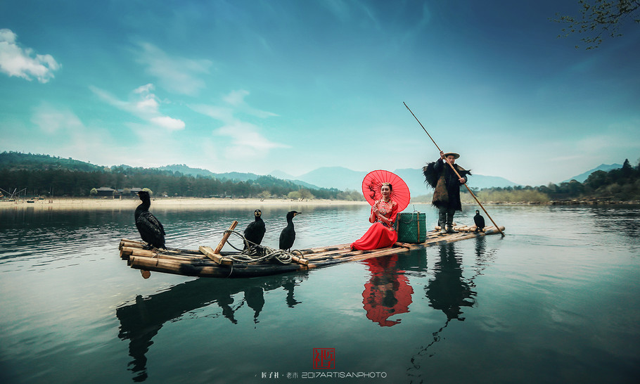 江枫渔火楠溪江