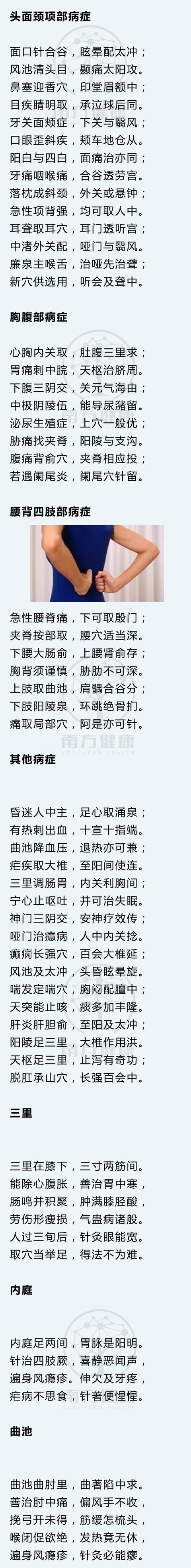 中医整理最全的中医针灸穴位速记歌诀,好记又实用,百万人收藏!