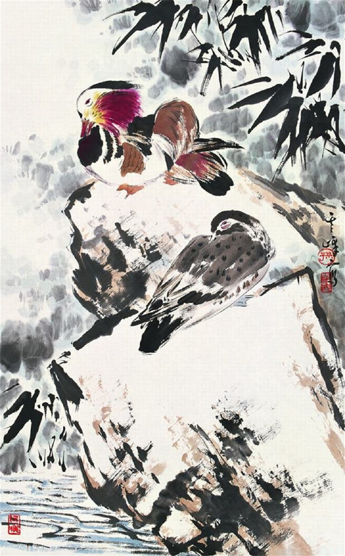 国画孙其峰花鸟画作品集6